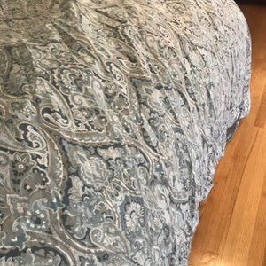 Pottery Barn King Paisley Duvet